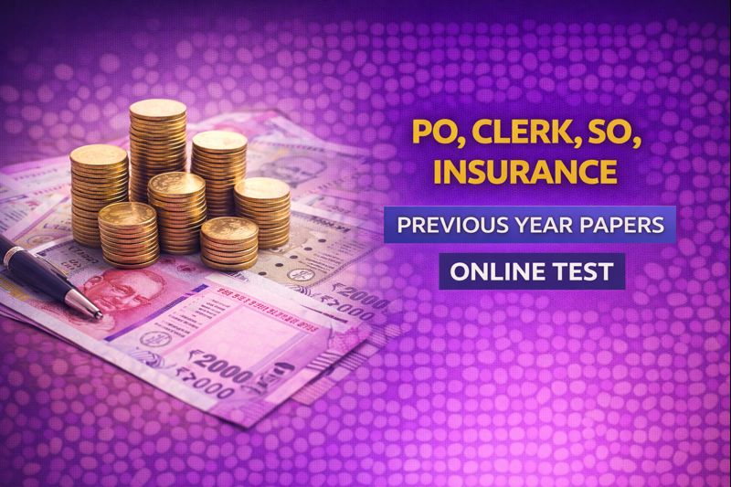 PO, CLERK, SO, INSURANCE - Previous Year Papers